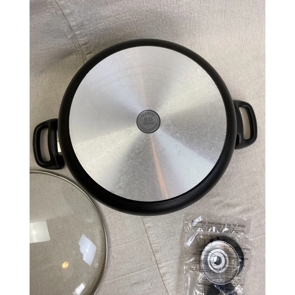Scanpan 60th anniversary Dutch oven w glass lid